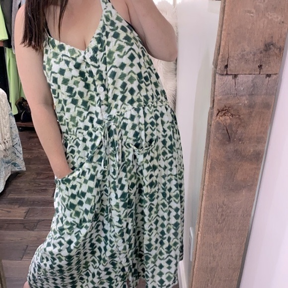 Time and Tru ikat print maxi dress size 22 with pockets - Picture 1 of 9